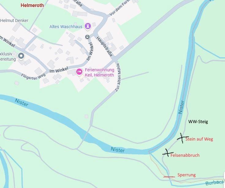 Achtung Wanderer – WW-Steig gesperrt